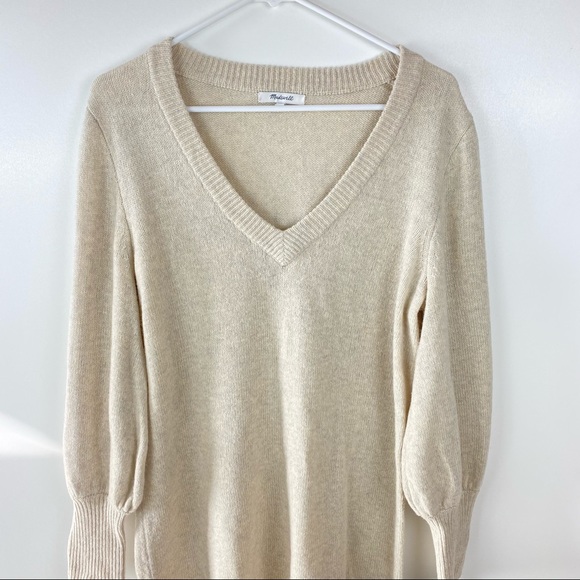 MADEWELL Balloon Sleeve Sweater Dress - Picture 3 of 8